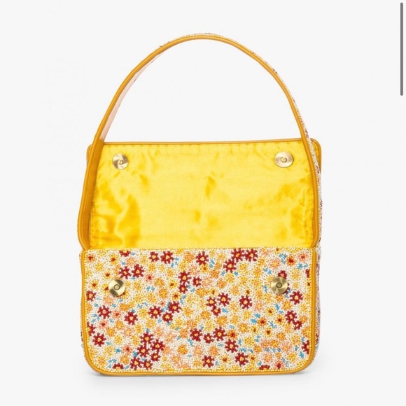 SOLD!—Staud Tommy floral baguette bag - Picture 3 of 7